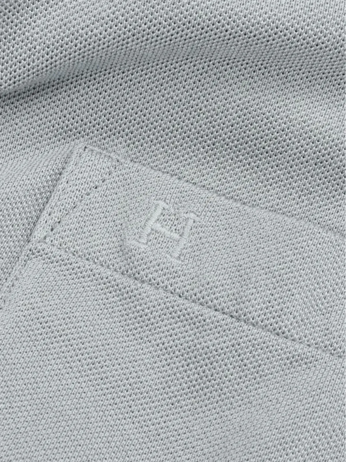 Hermès Pre-Owned チェストポケット付きポロシャツ - 画像3