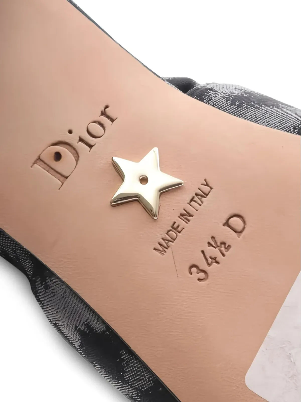 Christian Dior Pre-Owned Mizza レオパード ファブリック パンプス - 画像4