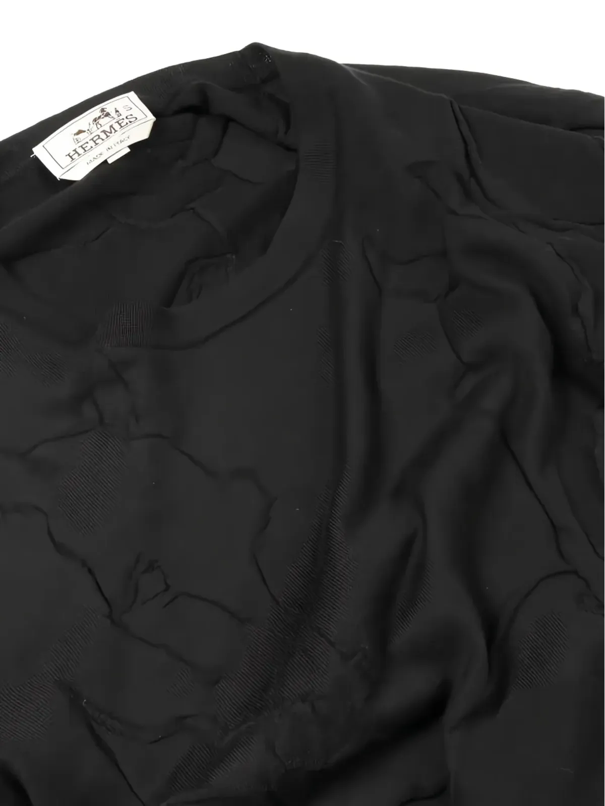 Hermès Pre-Owned ウール半袖ニットトップス - 画像5