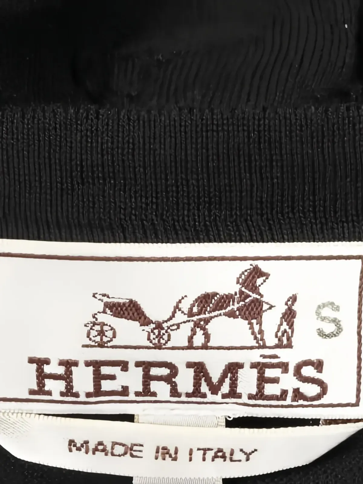 Hermès Pre-Owned ウール半袖ニットトップス - 画像3