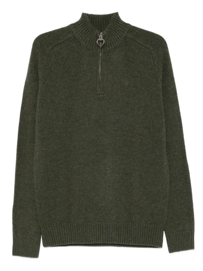 Barbour Barbour ハーフジップ ウールセーターの商品画像