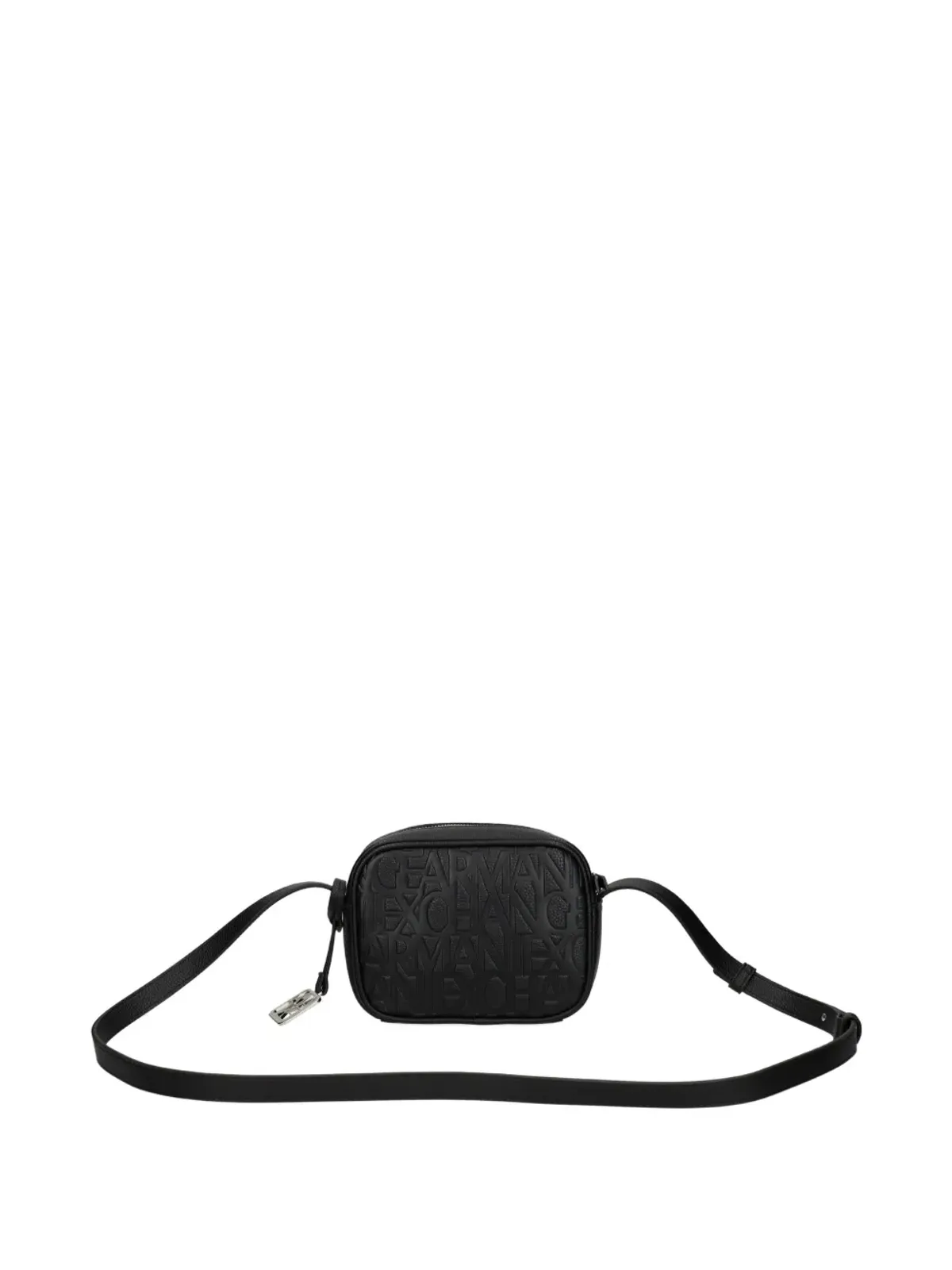 Armani Exchange エンボス加工サッチェルバッグ ブラック - 画像2