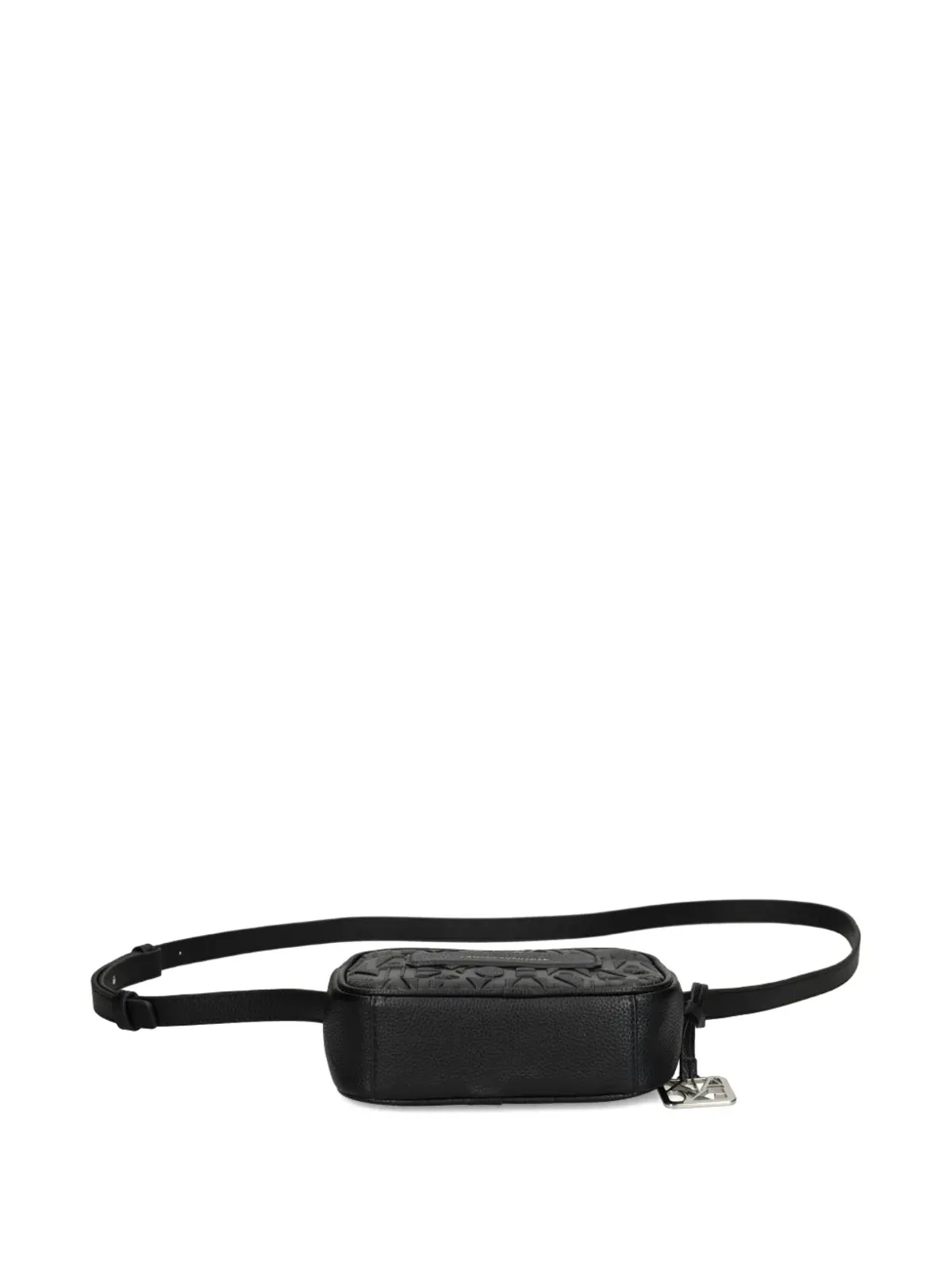 Armani Exchange エンボス加工サッチェルバッグ ブラック - 画像3