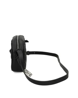 Armani Exchange エンボス加工サッチェルバッグ ブラック - サムネイル4