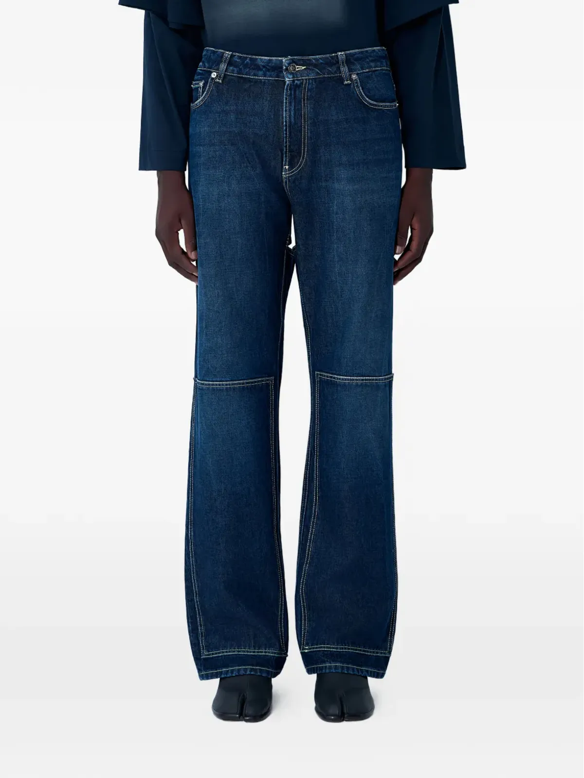 Jean Paul Gaultier カットアウトコットンジーンズ - 画像1