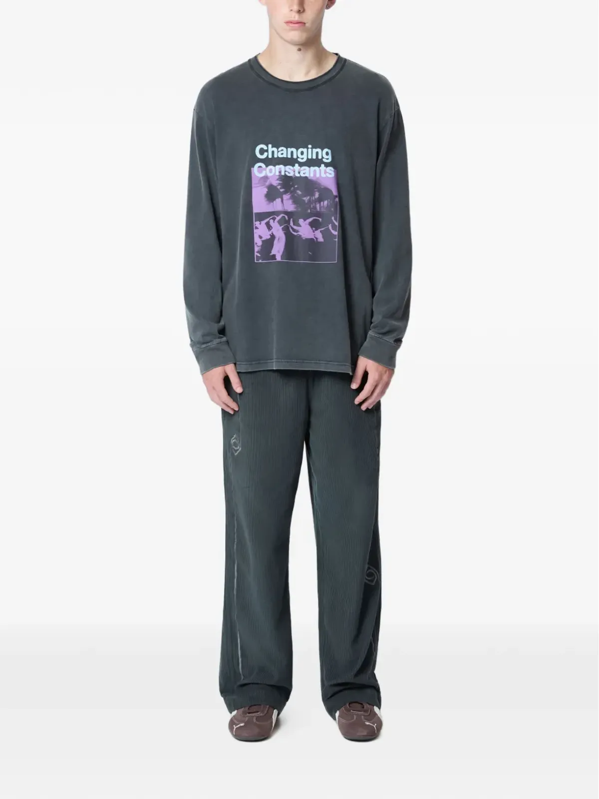 ACHM ロゴディテール長袖Tシャツ - 画像2