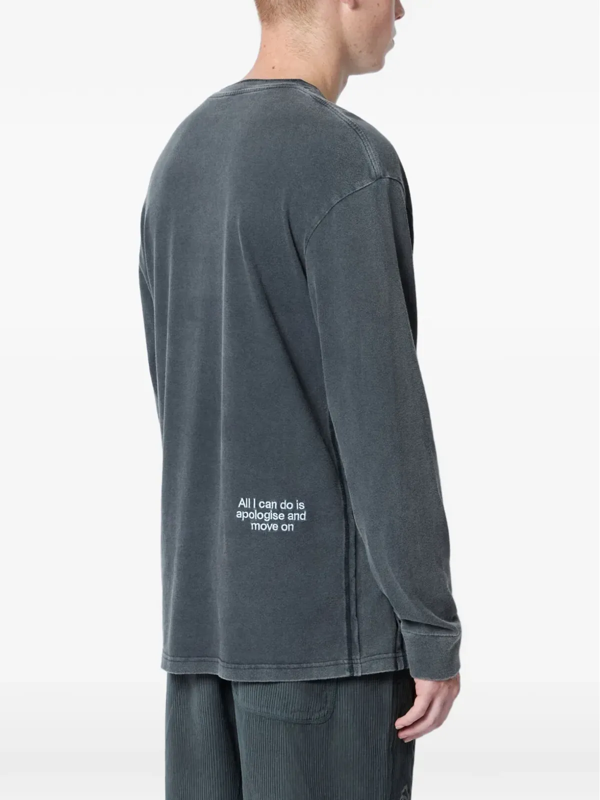 ACHM ロゴディテール長袖Tシャツ - 画像4