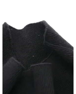 Hermès Pre-Owned 00s ハイネック チェックセーター（ブラック） - サムネイル4