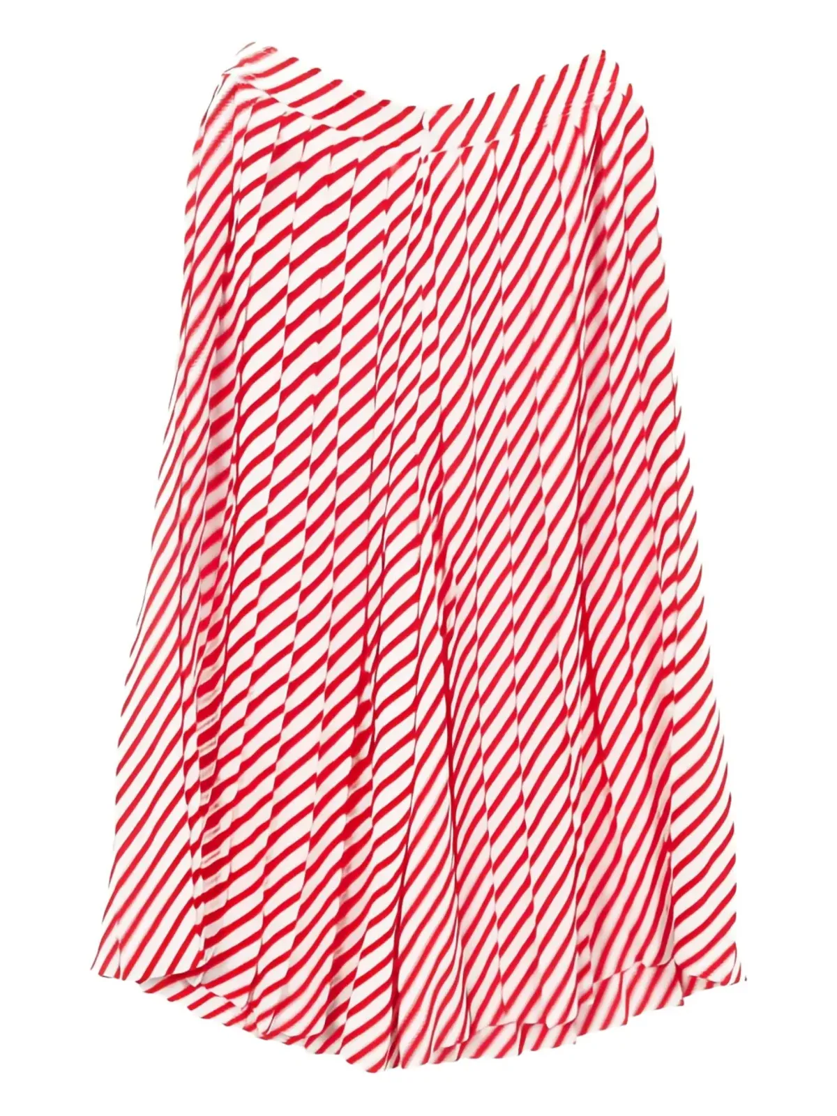 Celine Pre-Owned 2010s pleated striped pants - White - 画像2