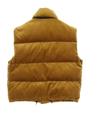Prada Pre-Owned 2000s コーデュロイ ダウン ジレ - ブラウン - サムネイル2