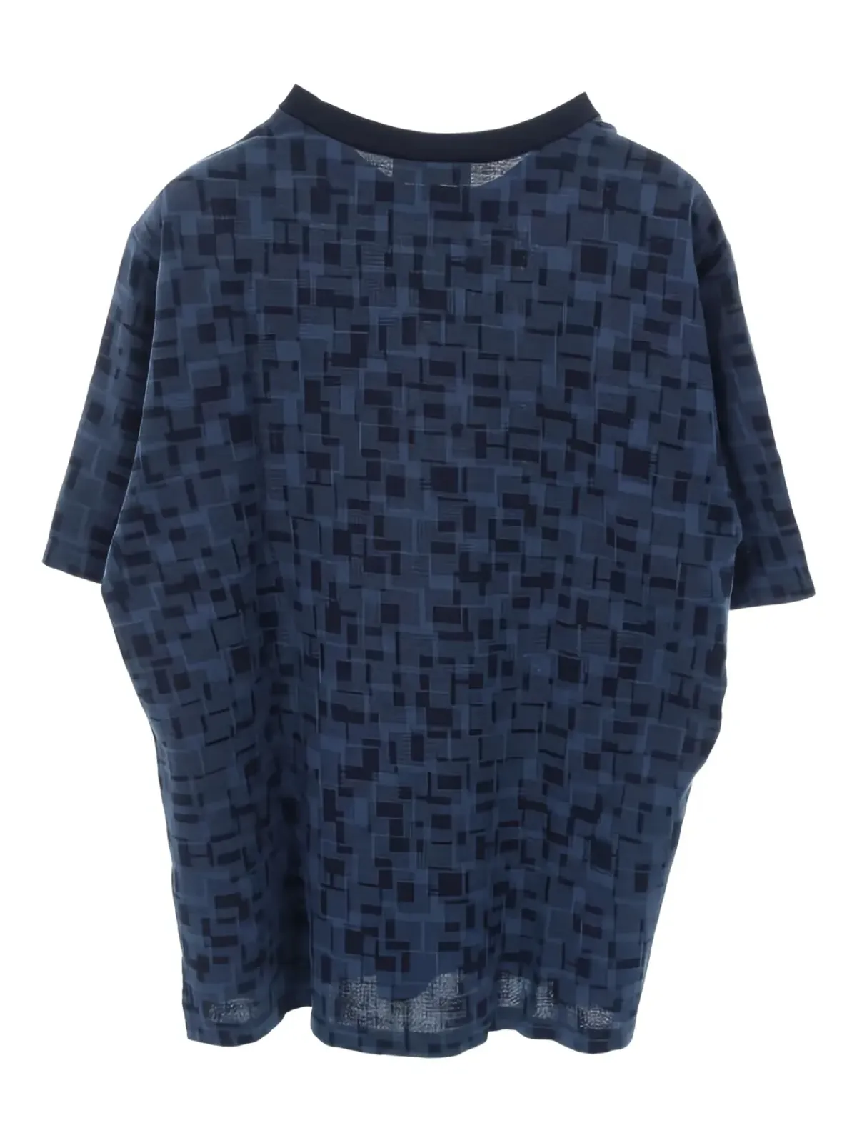 Hermès Pre-Owned 2010s pique crew neck T-shirt - Blue - 画像2