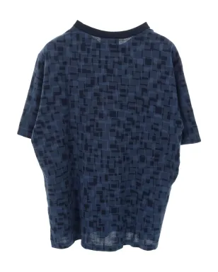 Hermès Pre-Owned 2010s pique crew neck T-shirt - Blue - サムネイル2
