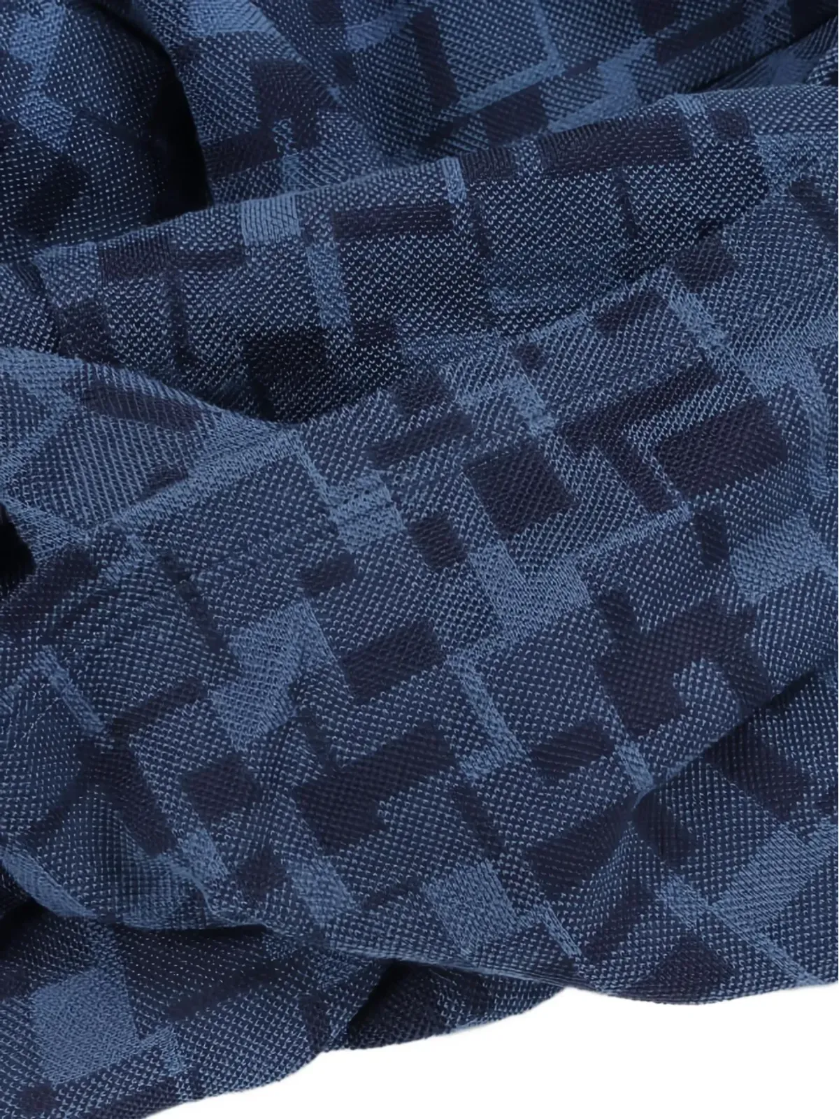 Hermès Pre-Owned 2010s pique crew neck T-shirt - Blue - 画像4
