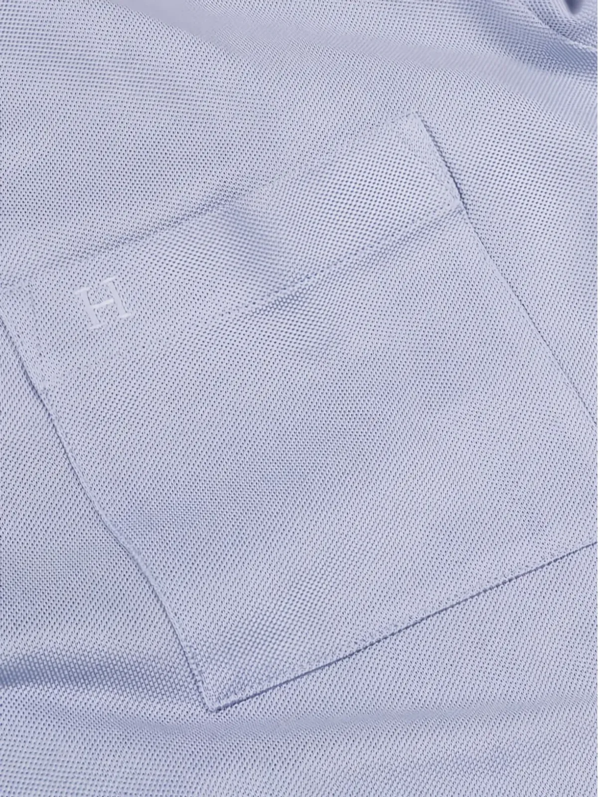 Hermès Pre-Owned ロゴ刺繍コットンポロシャツ - Blue - 画像3