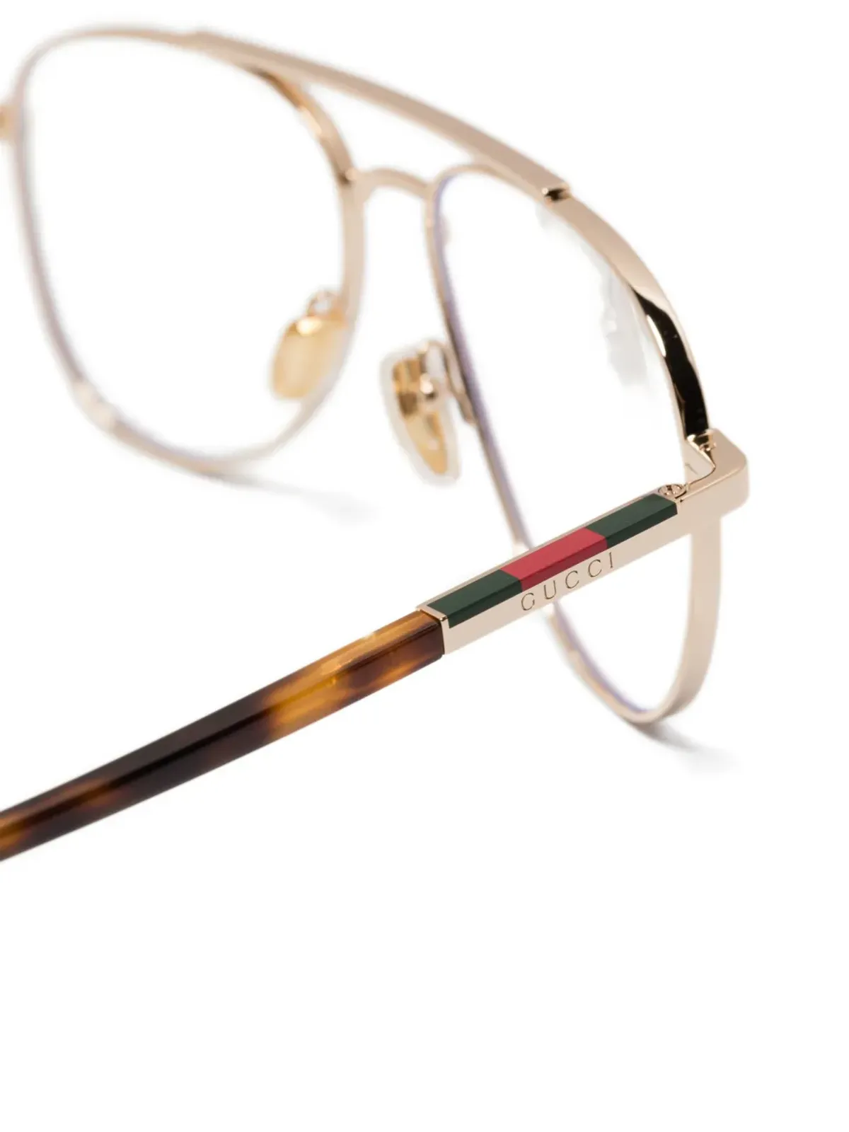 Gucci Eyewear ナビゲーターフレーム サングラス - 画像3