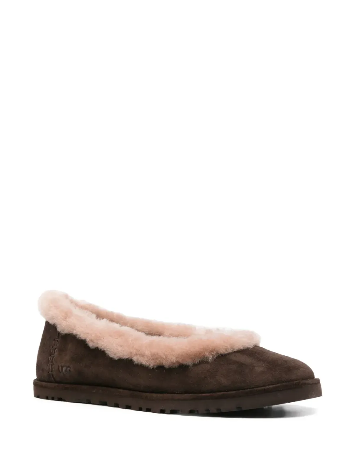 UGG Zora スエード バレエシューズ - ブラウン - 画像2