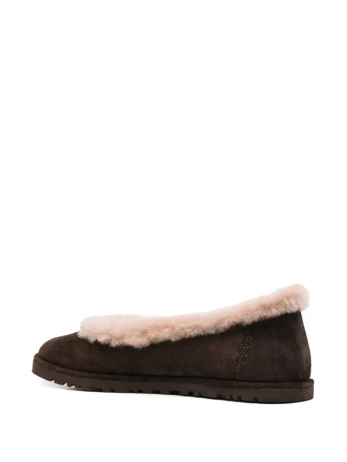 UGG Zora スエード バレエシューズ - ブラウン - 画像3