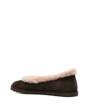 UGG Zora スエード バレエシューズ - ブラウン - サムネイル3