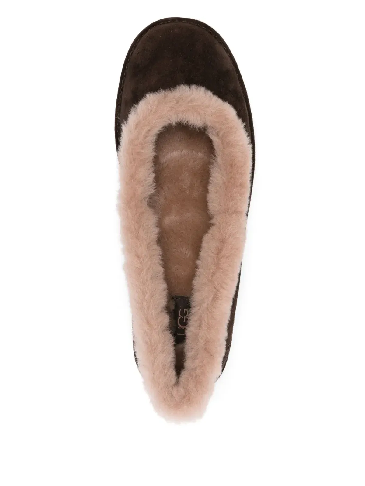 UGG Zora スエード バレエシューズ - ブラウン - 画像4