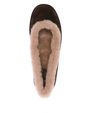 UGG Zora スエード バレエシューズ - ブラウン - サムネイル4