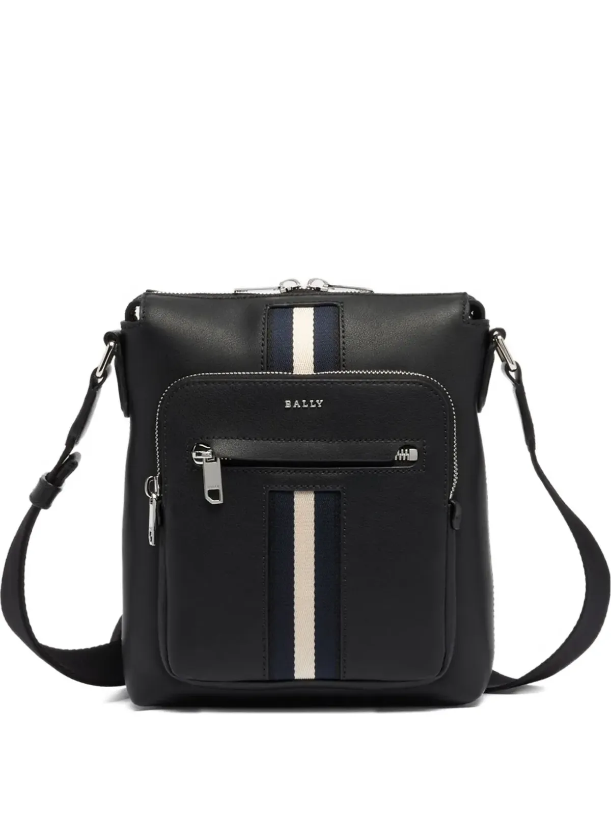 Bally レザー メッセンジャーバッグ - ブラック - 画像1