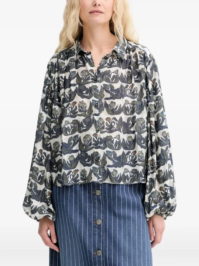 MUNTHE MUNTHE リンクス フローラル ボタンシャツの商品画像