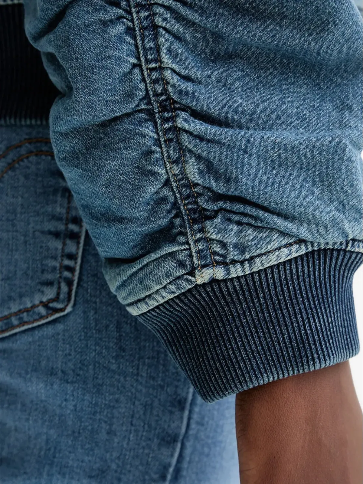Levi's アンディ デニムボンバー ジャケット - 画像5