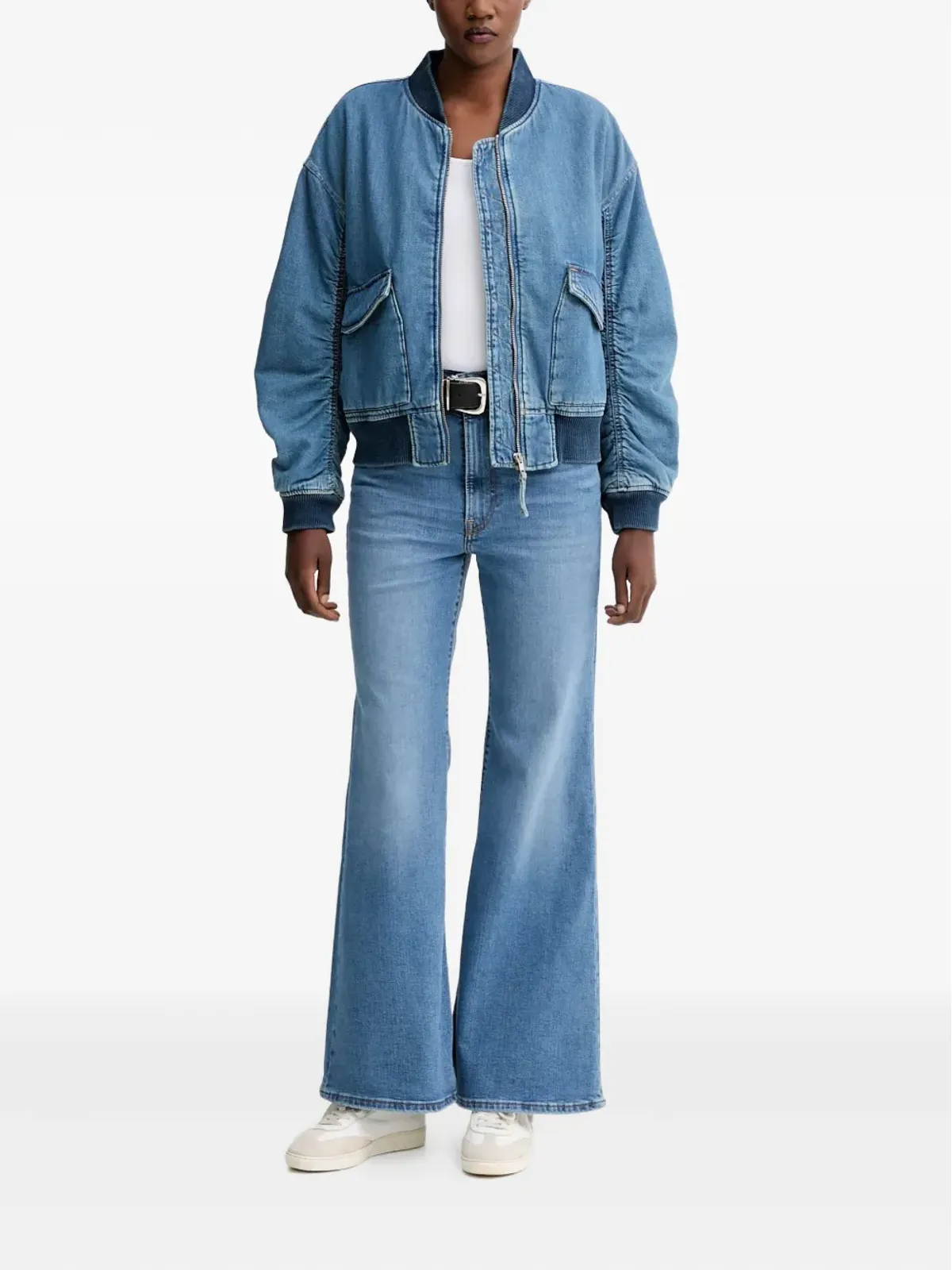 Levi's アンディ デニムボンバー ジャケット - 画像2