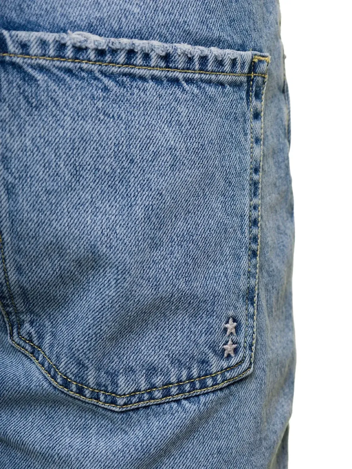 ICON DENIM ロゴパッチジーンズ - 画像3