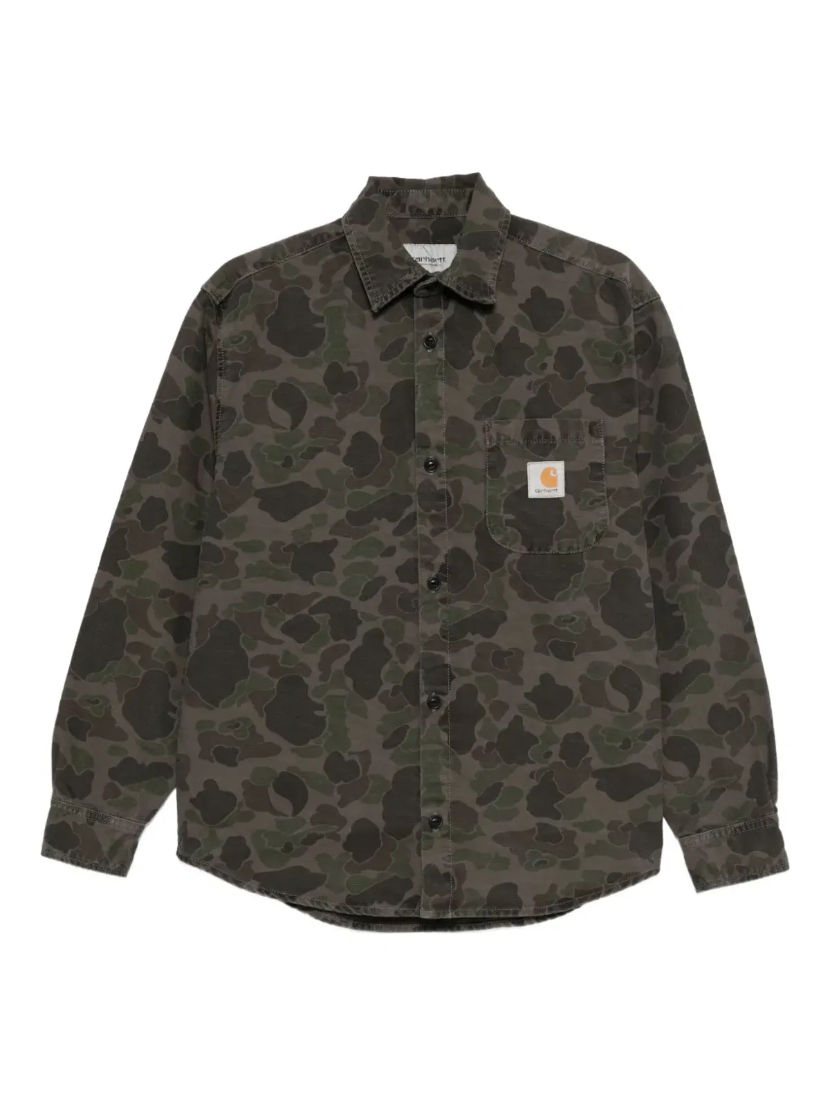 Carhartt WIP ダックカモフラージュ柄シャツ - 画像1