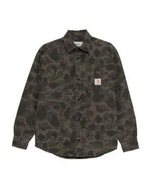 Carhartt WIP ダックカモフラージュ柄シャツ - サムネイル1