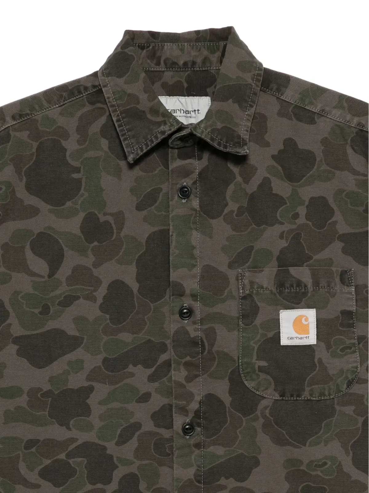 Carhartt WIP ダックカモフラージュ柄シャツ - 画像3