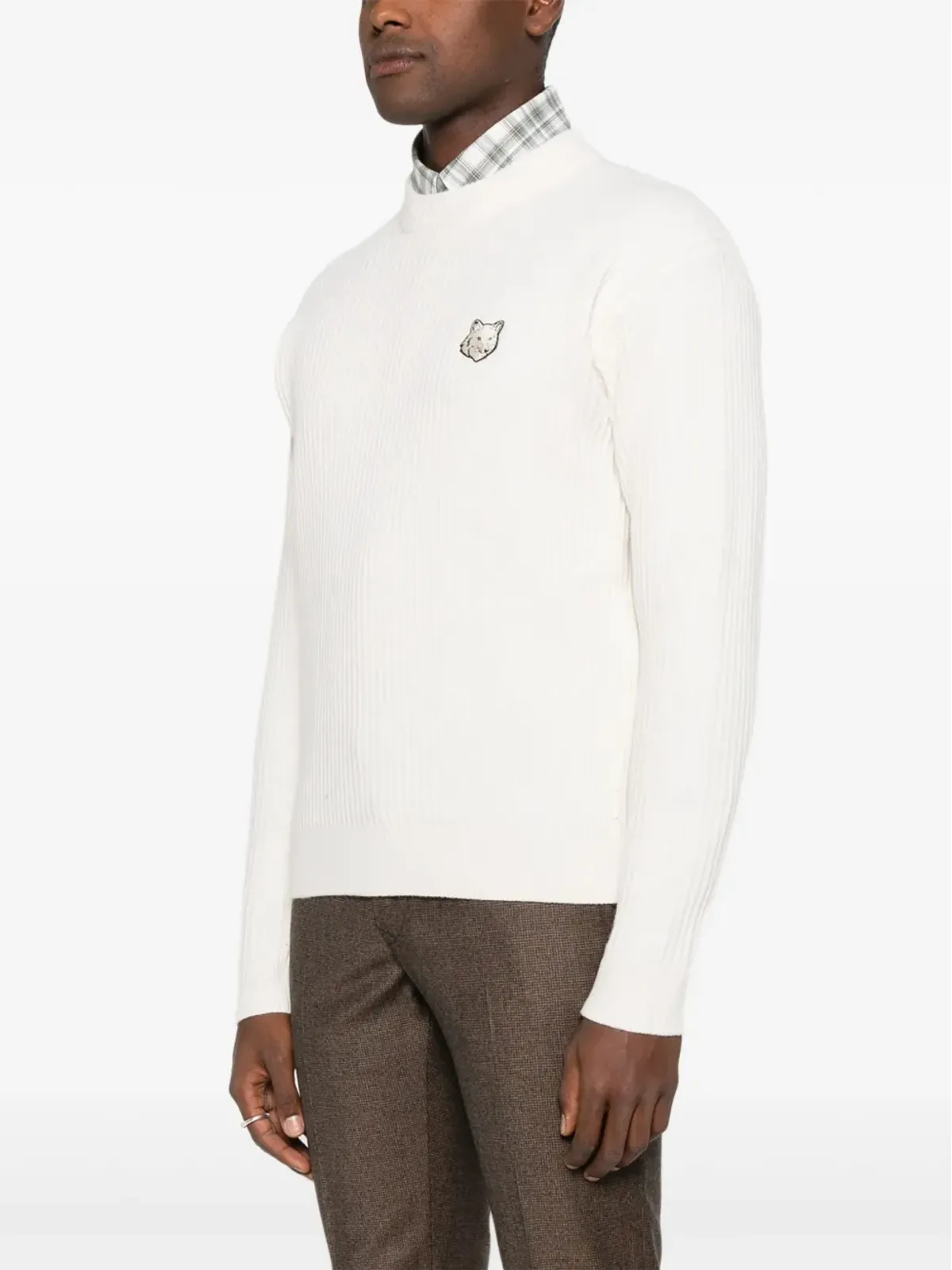 Maison Kitsuné Fox Headセーター - 画像3