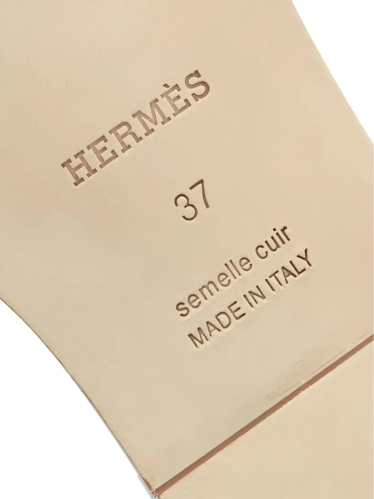 Hermès Pre-Owned Oran Mule sandals - White - 画像4