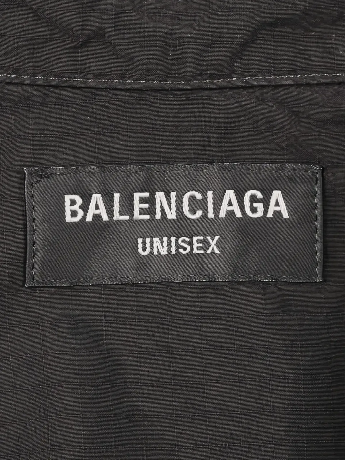 Balenciaga Pre-Owned ボタンダウン長袖シャツ ブラック - 画像5