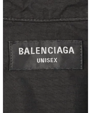 Balenciaga Pre-Owned ボタンダウン長袖シャツ ブラック - サムネイル5