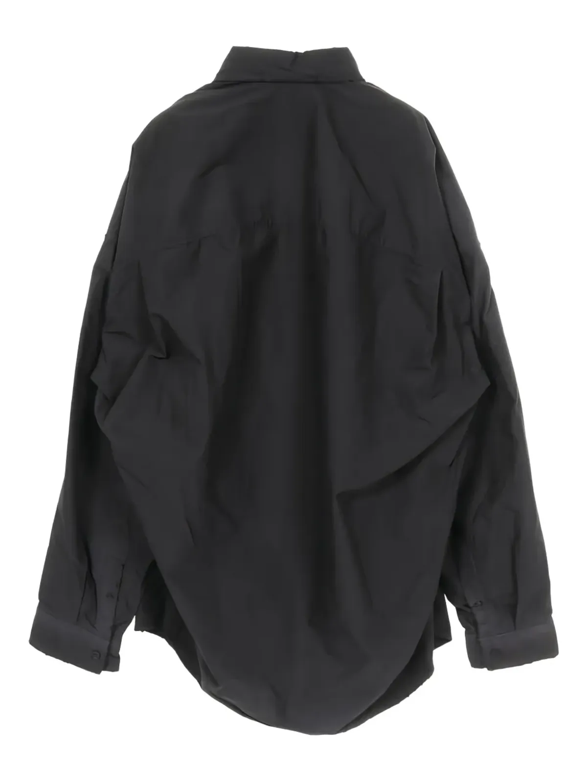 Balenciaga Pre-Owned ボタンダウン長袖シャツ ブラック - 画像2