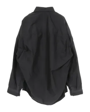 Balenciaga Pre-Owned ボタンダウン長袖シャツ ブラック - サムネイル2