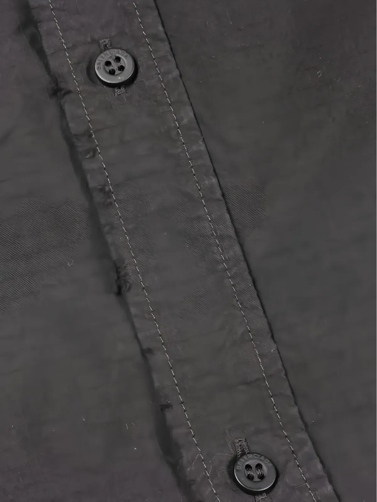 Balenciaga Pre-Owned ボタンダウン長袖シャツ ブラック - 画像3