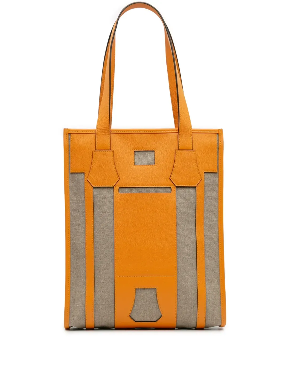 Hermès Pre-Owned エヴァーグレインと Toile Petit H Bell トートバッグ - 画像1