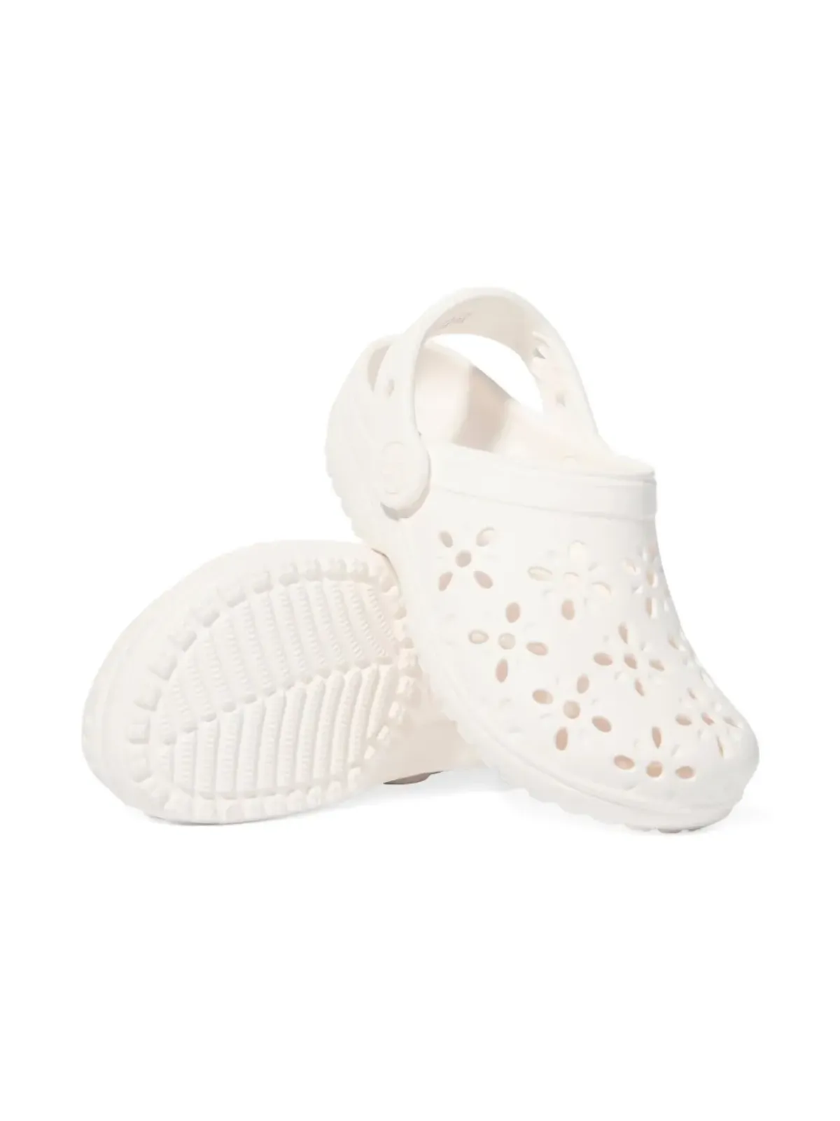 Crocs Kids フローラルカットアウトサンダル - 画像2