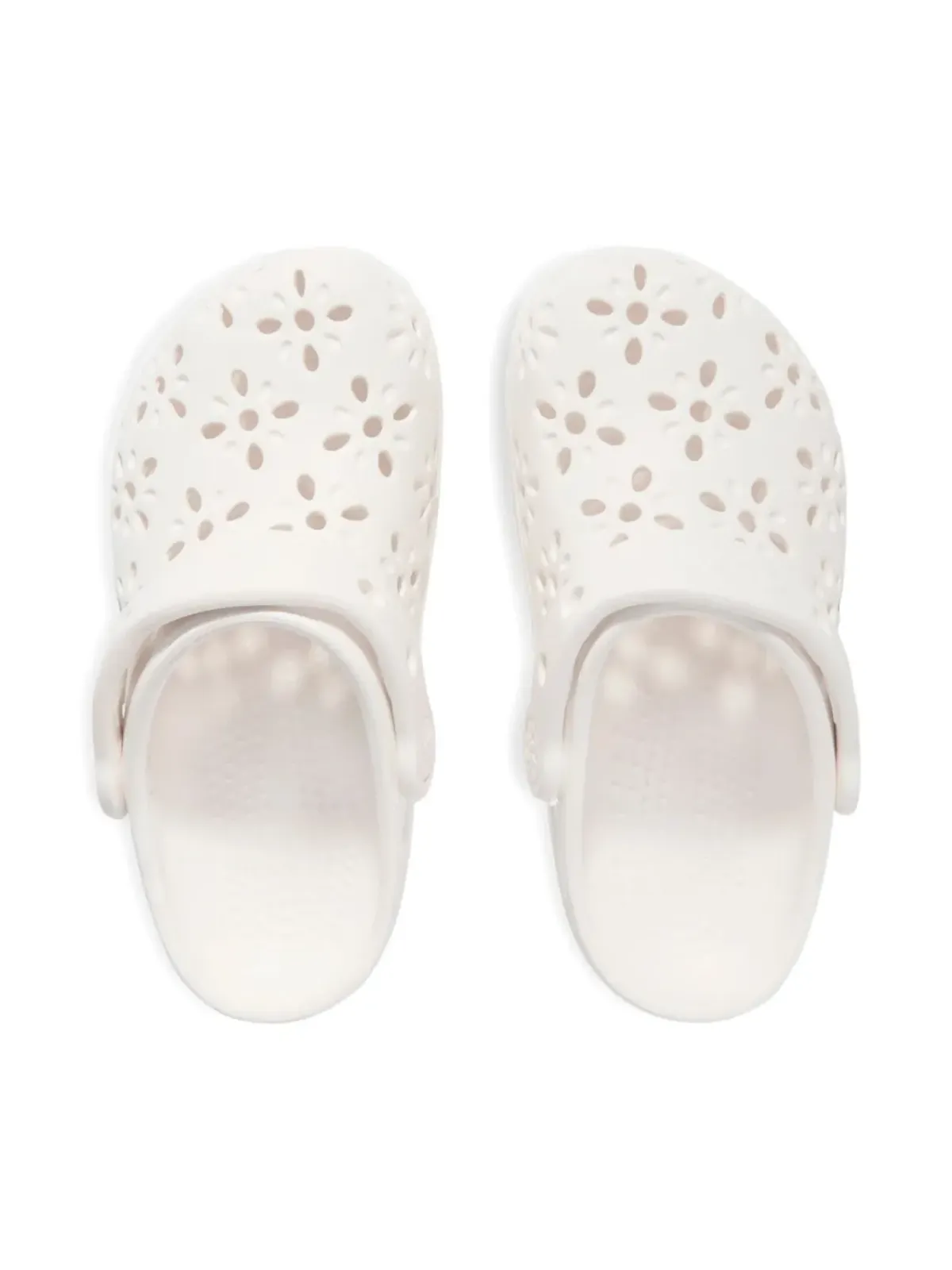 Crocs Kids フローラルカットアウトサンダル - 画像3