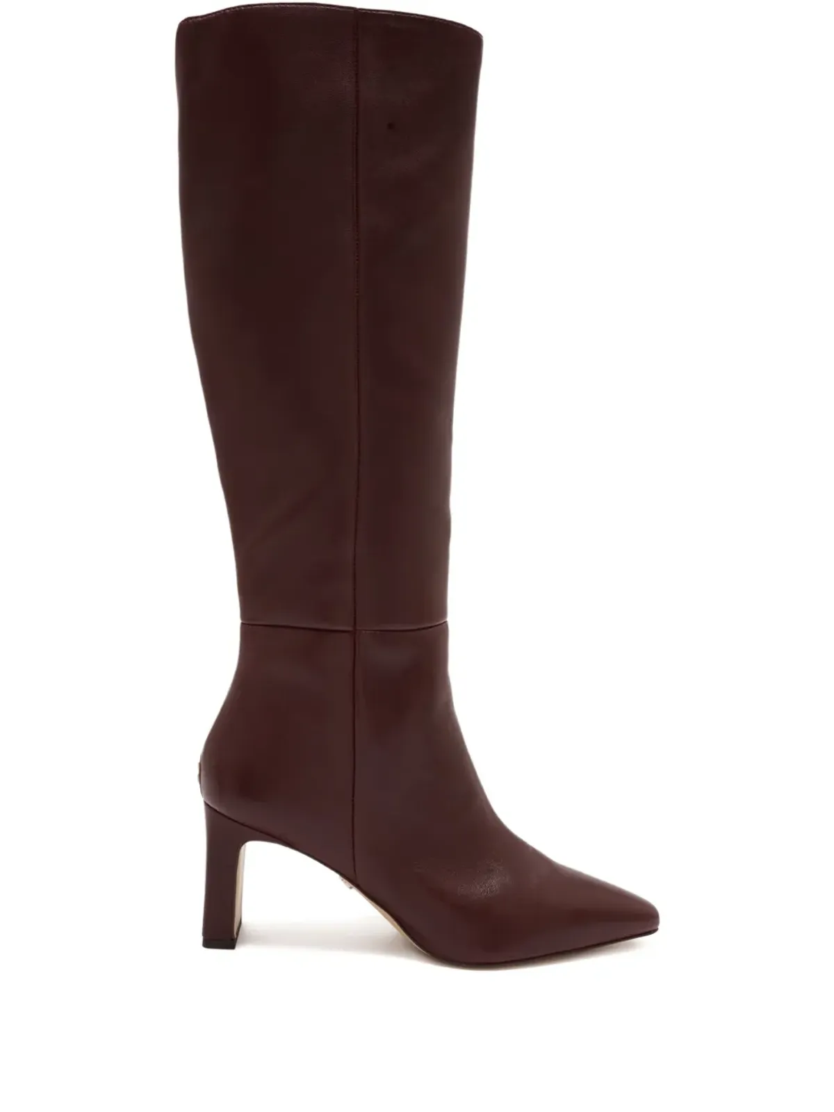 Sam Edelman ポインテッド・ブロックヒール・ブーツ（ブラウン） - 画像1
