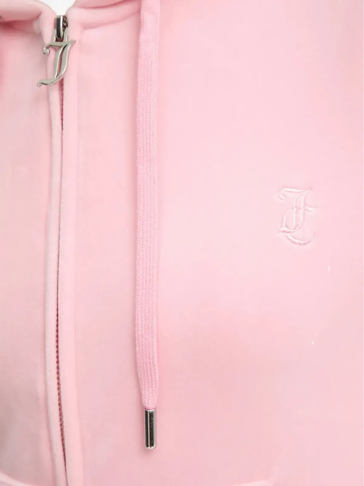 Juicy Couture ジップアップフード付きパーカー（ピンク） - 画像5