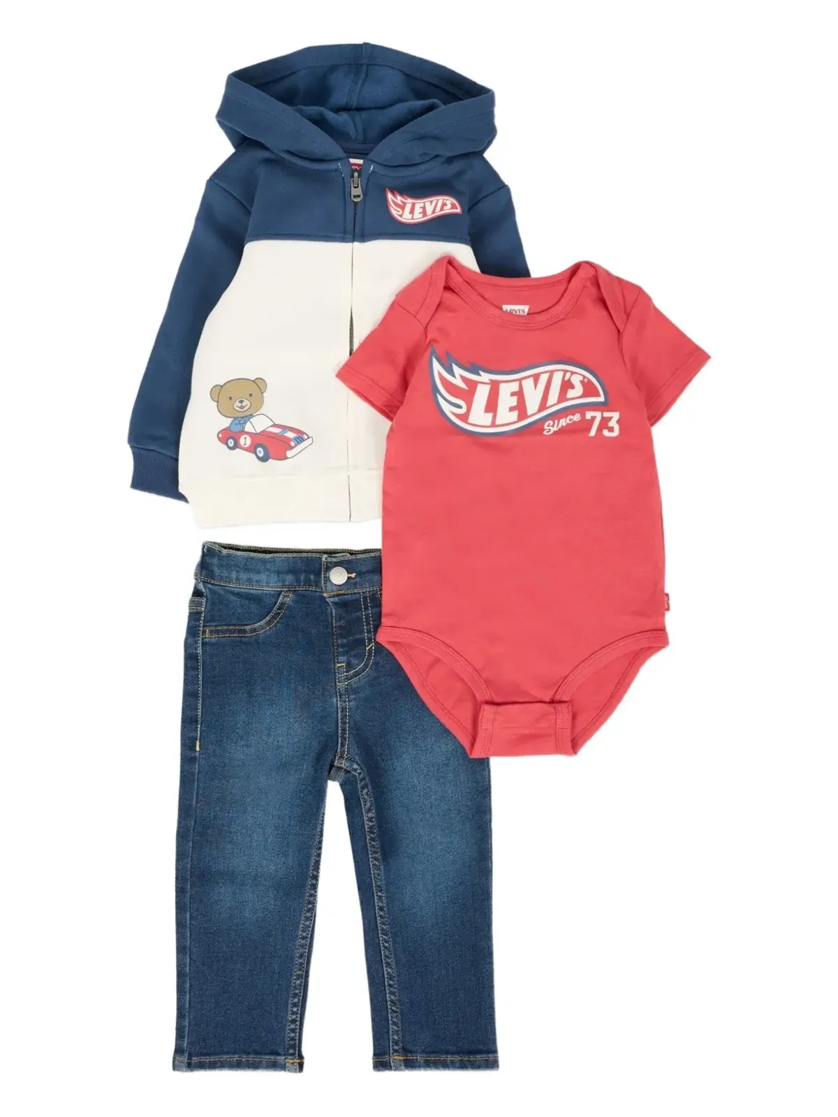 Levi's Kids ロゴモチーフ トラウザーセット - 画像1