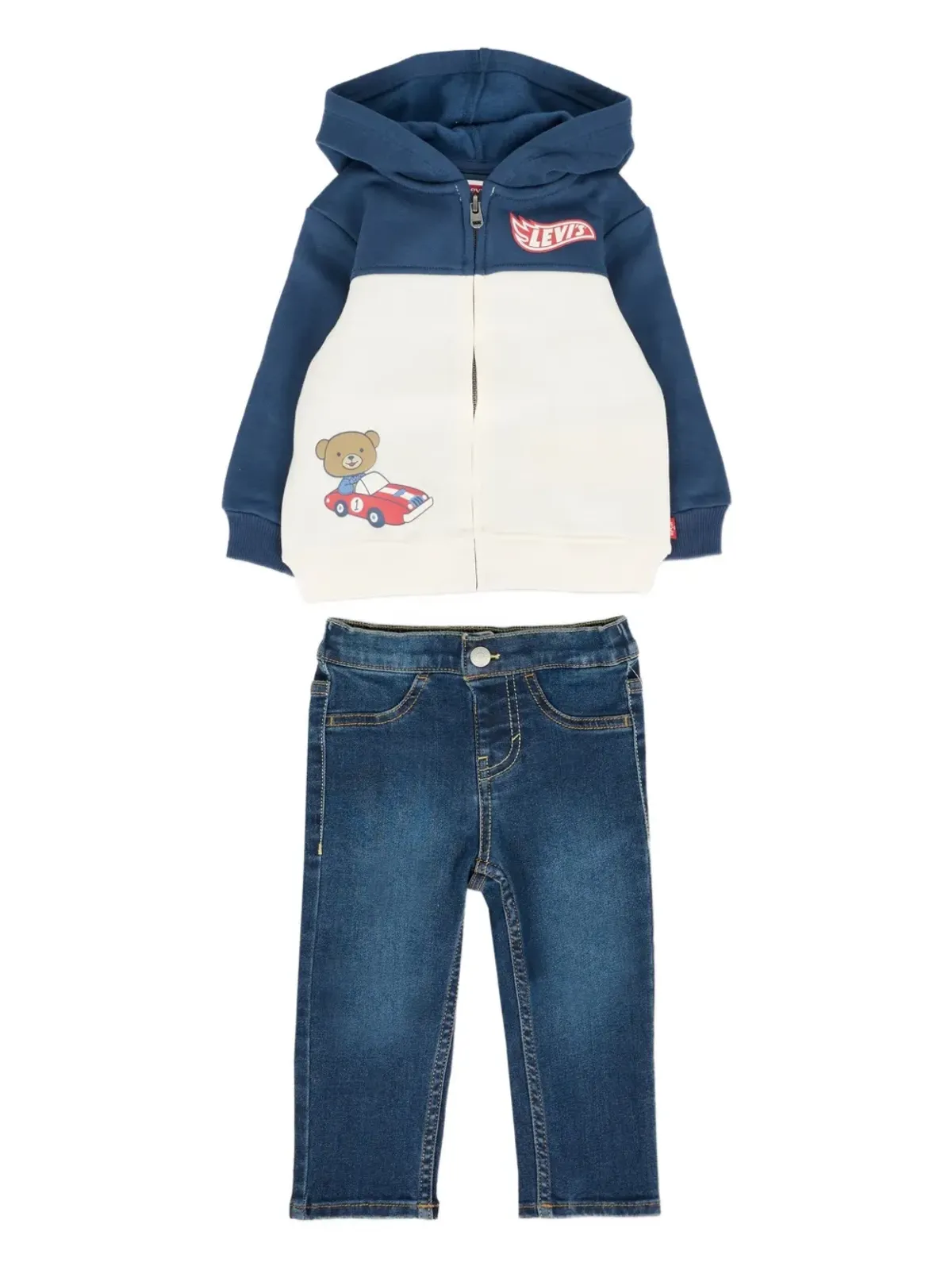 Levi's Kids ロゴモチーフ トラウザーセット - 画像2