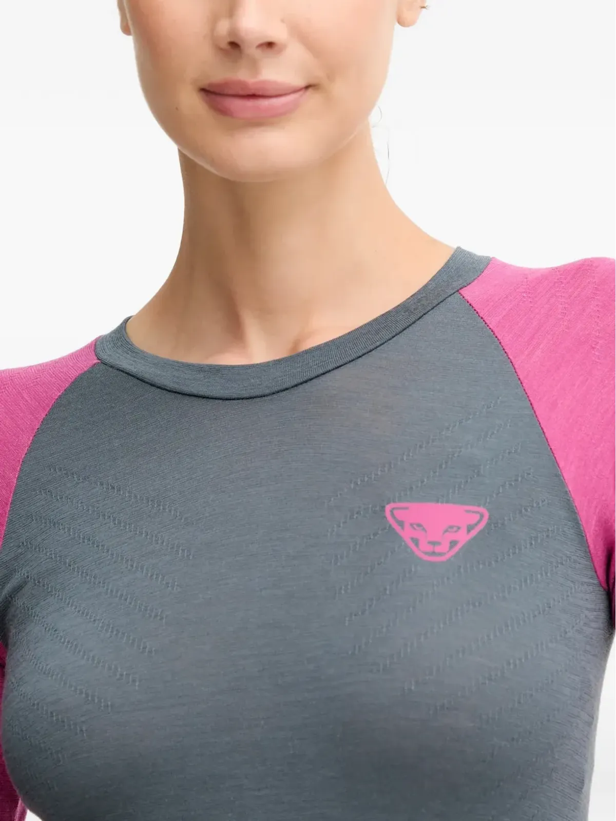 DYNAFIT Tour Light Merino ラグラン ロゴ スキートップ - 画像4