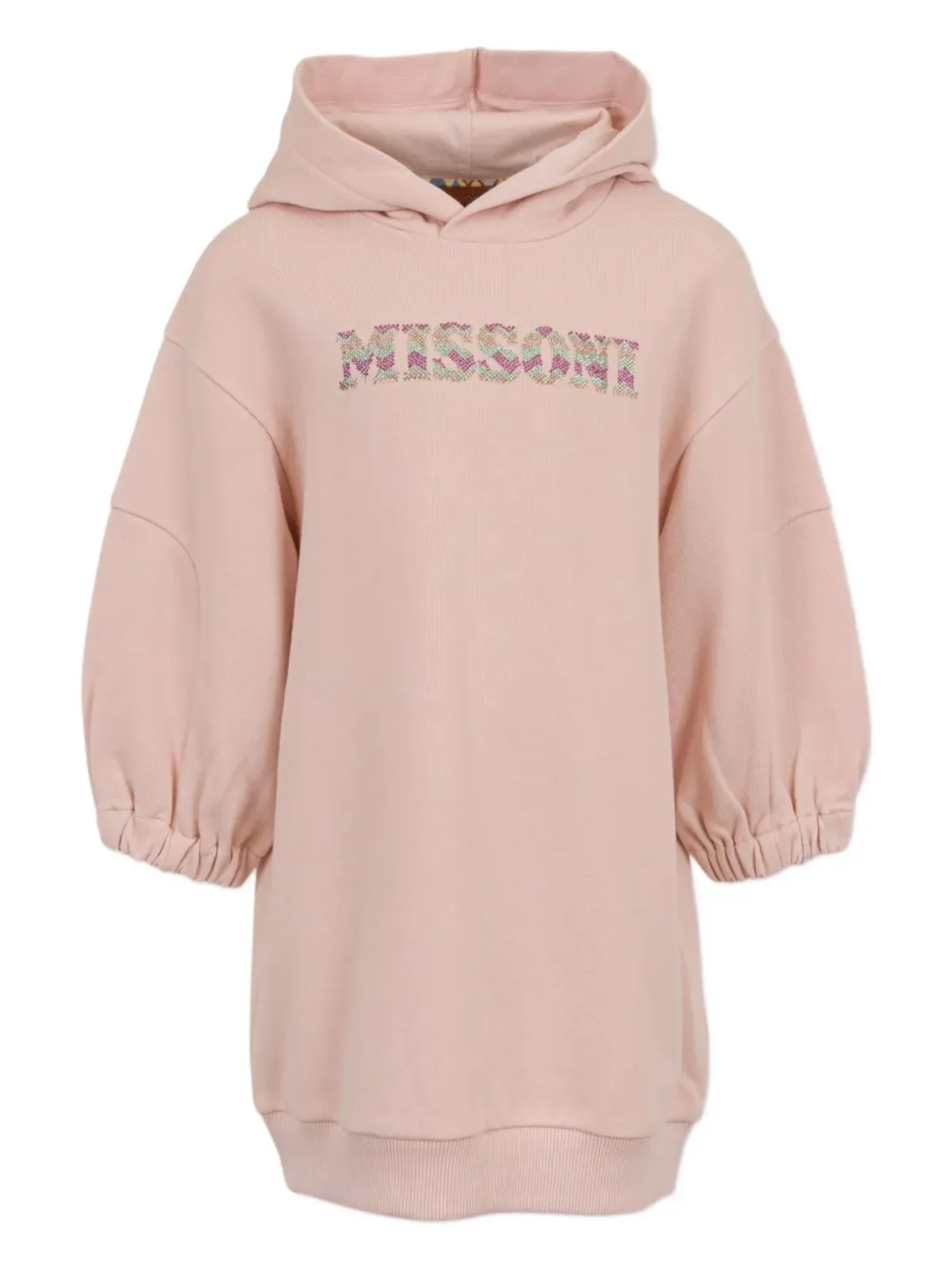 Missoni Kids フード付き装飾ドレス - 画像1