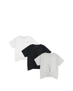 ABERCROMBIE FITCH KIDS ノットディテール Tシャツ 3枚組 - サムネイル1