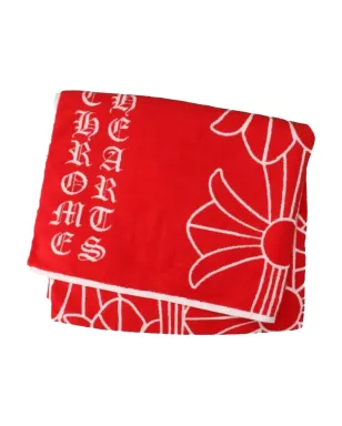 Chrome Hearts クロスビーチタオル - レッド - サムネイル1